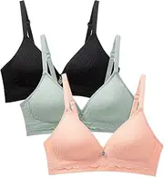 [GAOIYO] Big Girls' Training Bra Lightly Padded Adjustable Comfort Softi Cup Bras