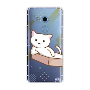 反骨創意 HTC 全系列 彩繪防摔手機殼-Q貓日常(有貓膩)