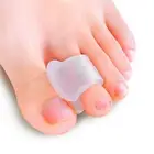 Povihome 10 Pack Clear Toe Spacers, Big Toe Separator (1St/2Nd Toe), Bunion C...