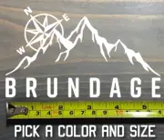 Brundage Mountain Sticker Decal Idaho Ski Snowboard Sun Valley Bogus Basin Magic