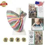 Versatile Cotton Baby Wrap Carrier - Ergonomic Design for Newborns to Toddlers