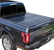 ALCYBD Hard Folding Truck Bed Tonneau Cover Compatiable with Compatible for Dodge Ram 1500 Classic&New(2009-2025) 5.7 Ft Short Box W/O Rambox, Tri