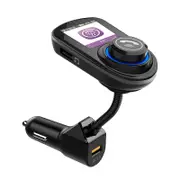 G45 color screen vehicle-mounted Bluetooth MP3 player vehicle-mounted FM transmitter telephone hands-free call