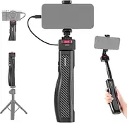 NEEWER 31.5" Rechargeable Selfie Stick with Battery & Remote, 3.7V/3500mAh PD18W Bidirectional Action Camera Phone Extension Pole Stand Power Grip, Compatible with iPhone Samsung GoPro DJI, PA993