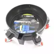 Heavy Duty 5 Gallon Auto Drive durable Bucket Dolly Mop Wash Drum Cart Rolling.
