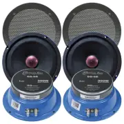 (4) American Bass SQ-6B | 6.5 Inch 300W 8 Ohm Sealed Back Pro Audio Speakers