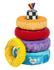 [LAMAZE] Rainbow Stacking Rings Educational Stack Toy