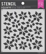 Hero Arts Poinsettia Pattern Stencil