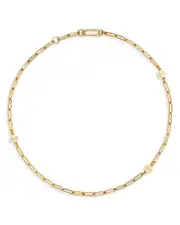 Tory Burch Good Luck Chain Necklace, 18