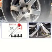 Complete Toolkit of 22 Pieces for Quick Change Tire Valves on Any Vehicle