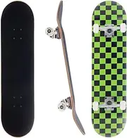 [Awaken] Canadian Maple Checkered Bottom Skateboard