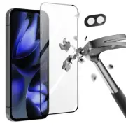 For Google Pixel 9a 6.3" Tempered Glass Screen Protector & Camera Lens Protector