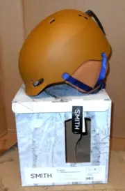 NEW SMITH OPTICS GAGE SKI / SNOW HELMET SMALL, MATTE CARGO / TAN