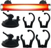 Fish Tank Heater Sucker, Strong Suction Clamp Clip, High Weight Capacity Clamp for Loading Heating Rods, Water Pipes, Led Light, Heater