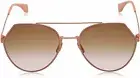 Fendi SUNGLASSES Peach AND Brown, Gradient 55MM Lens