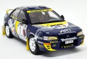 Sunstar 1/18 Subaru Impreza 555 Winner Rally Piancavallo 1998 Model Car