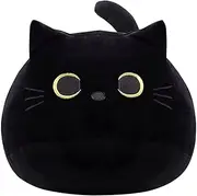 13.78" Black Cat Plush Toy Black Cat Pillow,Soft Plush Doll Cat Plushie Cat Pillow,Stuffed Animal Soft Plush Pillow Baby Plush Toys Cat Shape Design Sofa Pillow Decoration Doll