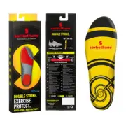 Sorbothane Double Strike Shoe Insoles Heel Cup Walking Sport Foot Support