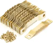 YHYZ Sawtooth Picture Hangers Bulk (Large), 30Pcs Gold Sawtooth Hangers / Hooks