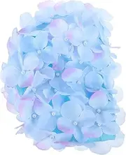 BESPORTBLE Reusable Floral Design Bath Cap for Women Stylish Summer Swimming Cap Soft Snug Fit for Outdoor Swimming Bathing Spa Activities