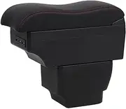 Armrests Armrest Box for Mazda 2 Leather Arm Rest Center Console Storage U-SB Car Accessory Car Armrest