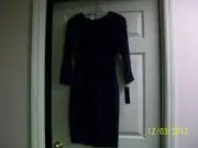 AK ANNE KLEIN EGG PLANT DRESS SIZE 2 new with tag