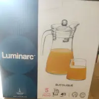 在飛比找蝦皮購物優惠-Luminarc 樂美亞 法國樂美雅 冷水壺 果汁壺 一壺四