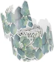 GRADENEVE Stylish Bulletin Board Border Eucalyptus Leaves Paper Trim Removable Classroom Decor Easy Install