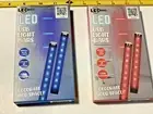 LEDeez BLUE and Red Light Bar 2 Pack Neon Light Glow 5 inch Bars USB NEW