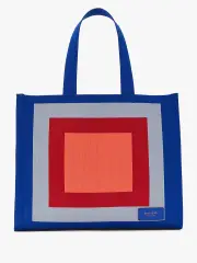 Manhattan Blocks Of Color Jacquard Large Tote