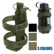 Army Green Water Bottle Holder Belt Kettle Carrier Pouch Bag for Wilderness