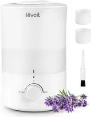 LEVOIT Humidifiers for Bedroom, Quiet (3L Water Tank) Cool Mist Top White