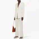 NWT AYA MUSE Winston linen blend blazer pant suit size XS