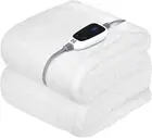 Electric Blanket Heated Throw 50"X60" Soft Double Sherpa Super Cozy with 6 Fast