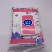 White Rain Feminine Cleansing Wipes 32 Ct For Sensitive Skin