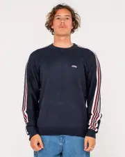 Big Red Stripe Knit Sweater