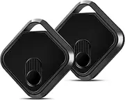 Air Tracker Smart Tag 2-Pack Key Finder with Apple Find My (iOS Only), Bluetooth Key Finder for Suitcases, Luggage, Passports, Replaceable Battery