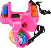 1 Pair Roller Skates with Light Up Wheels Unisex Flashing Shoes for Boys for Fun Safe Easy to Fit for All Ages
