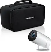 Projector Carrying Case for HY320 HY300, Salange Projector Bag with Accessories Storage Pockets, All-in-One Portable Travel Case Compatible with XuanPad ‎X3, Gaimoo GM200, Maypug P1, Magcubic HY300PRO