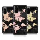 OFFICIAL NATURE MAGICK WORLD MAP ROSE GOLD GLITTER CASE FOR SAMSUNG PHONES 1