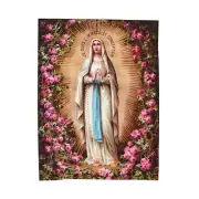 Our Lady of the Immaculate Conception Catholic Plush Blanket of the Virgin Mary