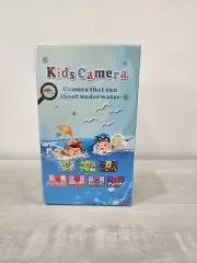 GKTZ Kids Camera Waterproof - 180 Rotatable 20MP Kids Underwater Sports Camera C