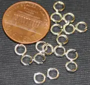 200 pcs of Silver Plated Jumpring 5mm