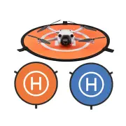 BRDRC 40CM Landing Pad with Fixing Nails Double Sided Waterproof Parking Apron for DJI AIR 3 / Mavic 3 Pro / Mini 3 / Av