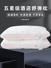 在飛比找松果購物優惠-全棉羽絲絨舒適枕芯助眠護頸枕頭適合成人單人使用 (8.3折)