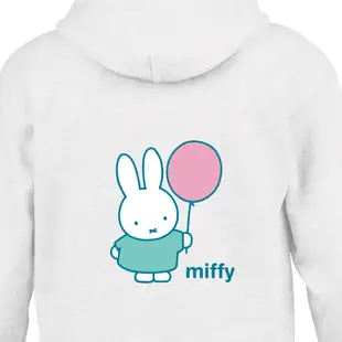 【新品獨家】秋冬必備 MIFFY 氣球 米飛兔 連帽外套 白色 外套 吉爾登 GILDAN 米菲正版授權