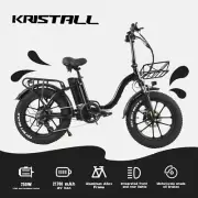 2025 KRISTALL Y20 Electric Bicycle Ebike 48V 750W Mountain Bike 20'' Fat Tyre