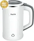 800ML Electric Kettle - Stainless Steel, Fast Boil, Auto Shut-Off, White