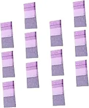 Gatuida Drawstring Sachet Bag 12pcs Sachet Bag Mesh Empty Bag Purple Fragrance Clear Packaging Bags