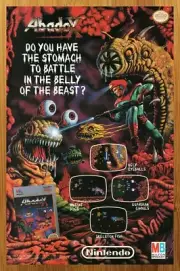 1989 Abadox NES Nintendo Print Ad/Poster Authentic Retro Video Game Promo Art